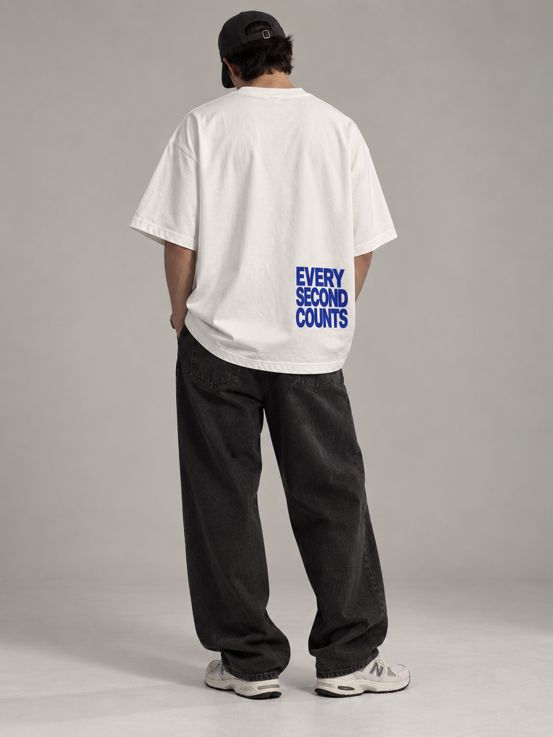 Every second counts - oversized tee