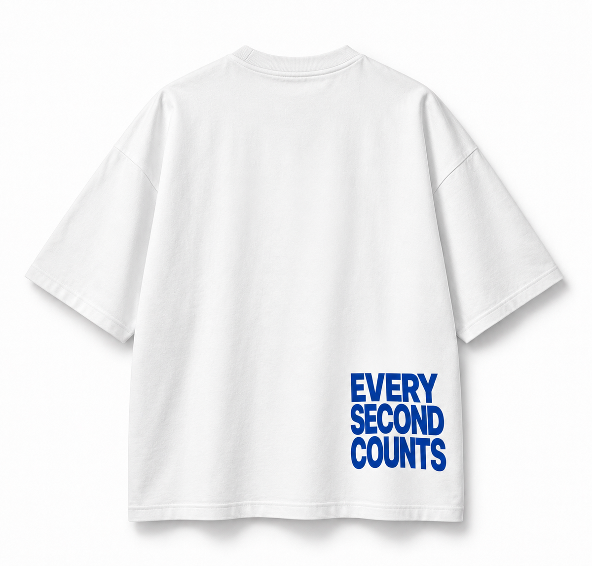 Every second counts - oversized tee