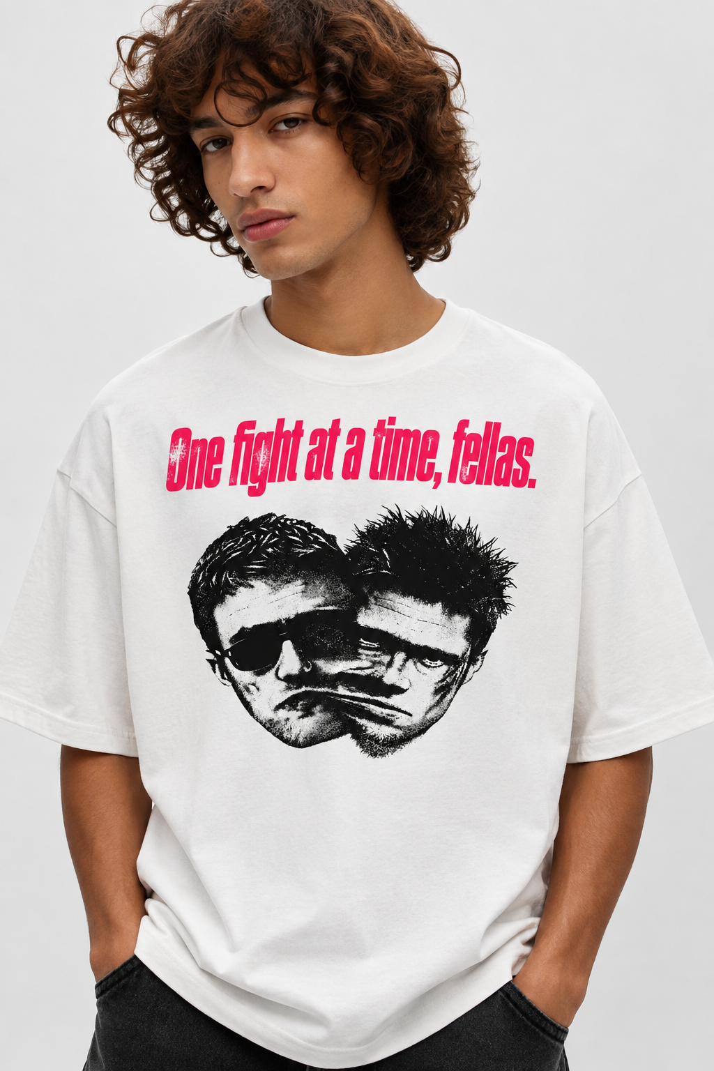 One fight at a time - Oversized tee